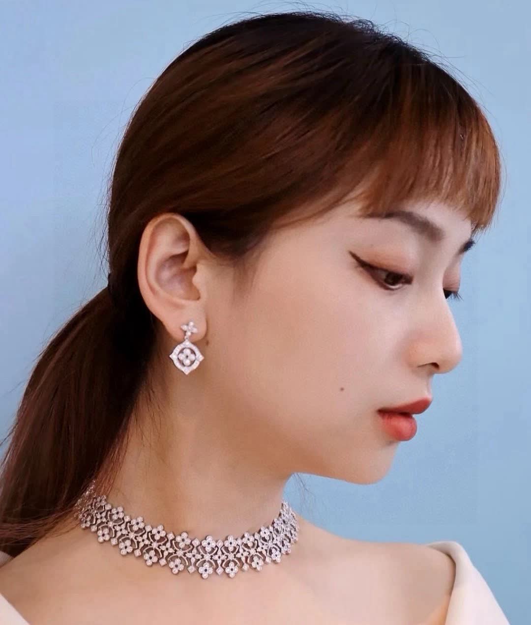 Louis Vuitton Elegant Diamond Earrings